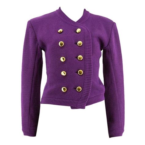 rive gauche yves saint laurent knitted jacket|Saint Laurent.